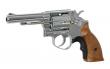 HFC 131C American Six Shot Double Action Silver - Chrome Gas Revolver by HFC